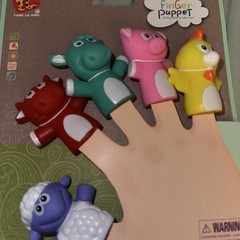 Finger Puppets Childhood Education Toys Vegetables Fruits Animals Vinyl Ornament