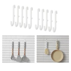 Keepo Peg Board Organizer Accessories, Peg Board with Accessories, Pegboard H…