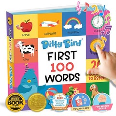 Multicolored Interactive Learning Sound Book for Toddlers Ages 1 and Up