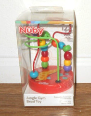 Nuby Jungle Gym Bead Toy (Promotes Hand-Eye Coordination)