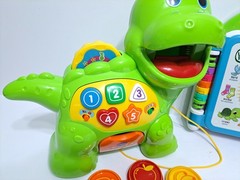 VTech Chomp Count Dino Educational Toy & Learning Friends 100 Words Book Numbers