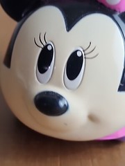 Disney OBALL O’BALL Go Grippers MInnie Mouse Toy Car For Baby Toddler!