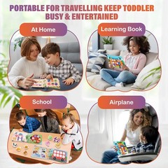 Busy Book for Toddlers, Montessori Busy Book for Kids to Develop Leadership