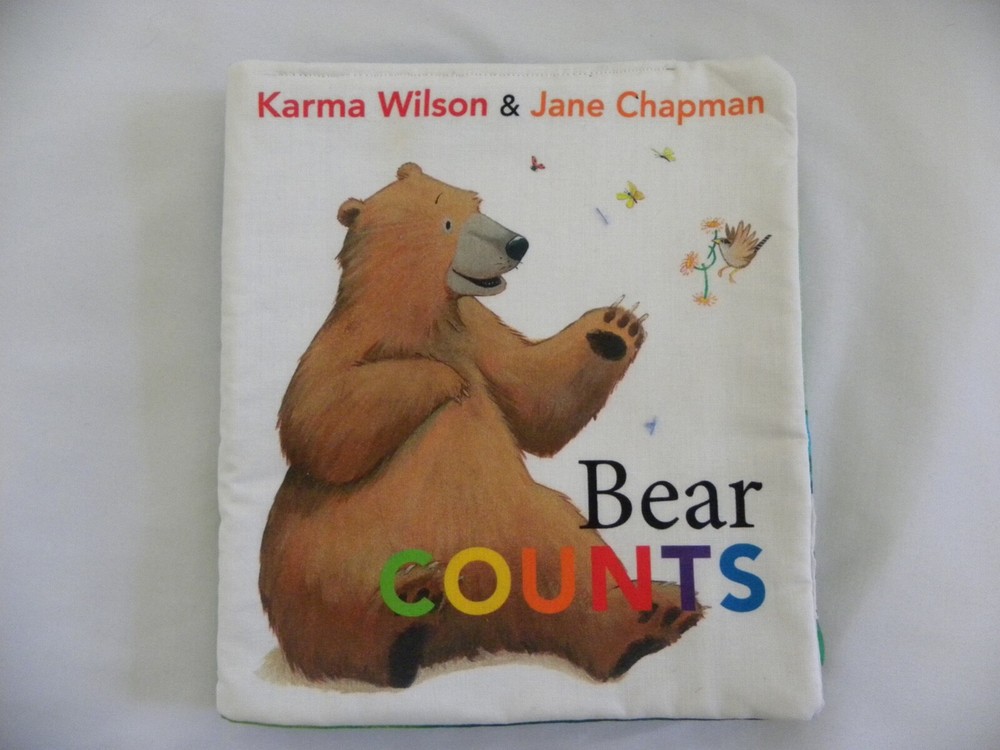 soft cloth baby book bear counts 123 With Forest Animals Handmade
