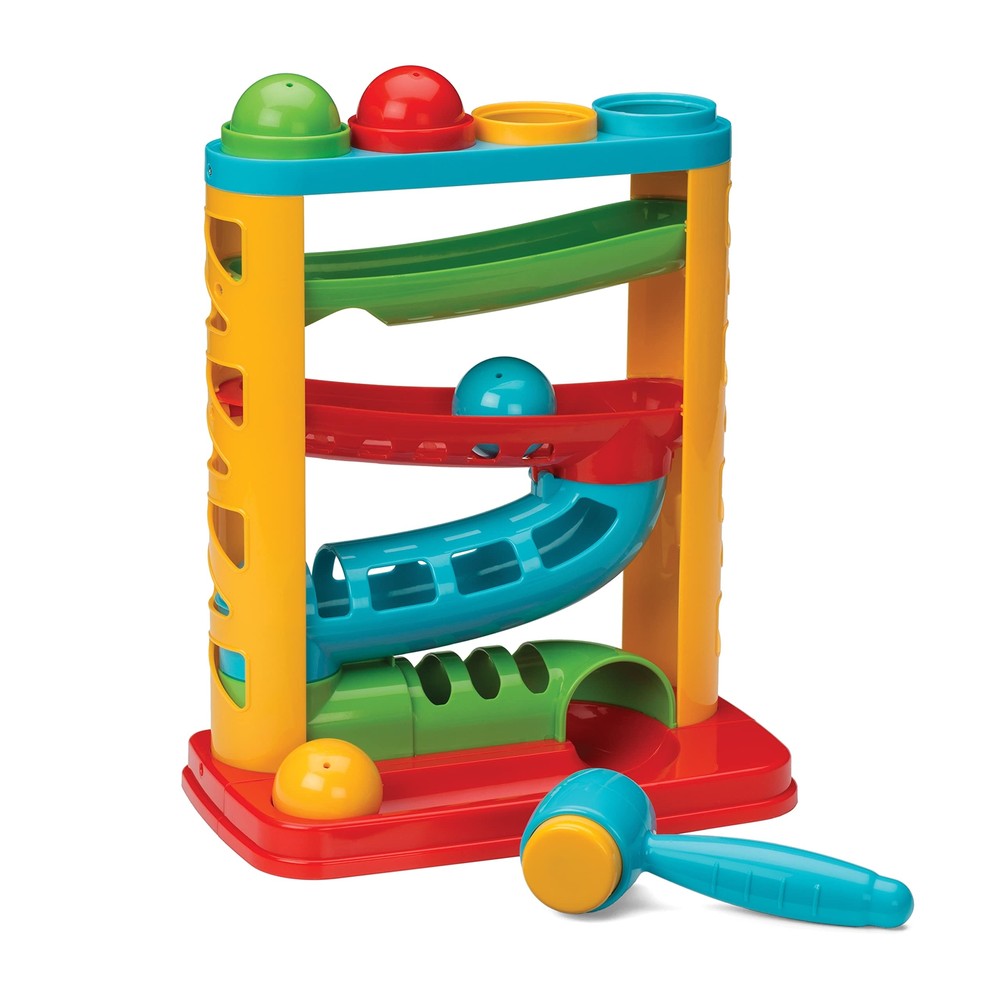 Infantino Bop and Drop Ball Tower Colorful Activity for Hand Eye Coordination…