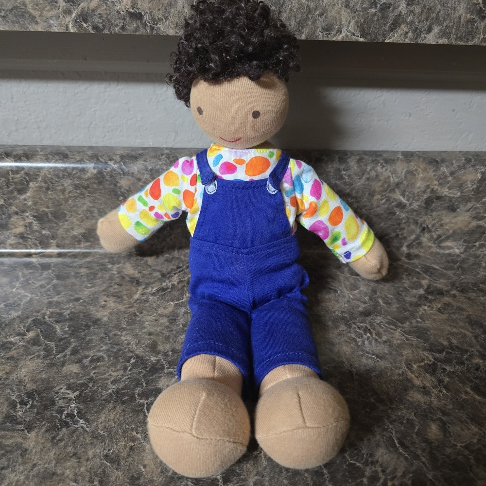 LOVEVERY Baby Avery Gender Neutral Plush Doll 12 inch Montessori Organic Cotton