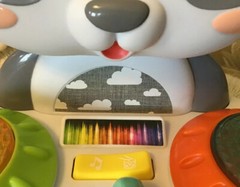 Infantino Spin & Slide DJ Panda – 16 Songs, Busy Beads for Fine Motor Skills