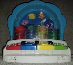 Baby EINSTEIN Pop & Glow Piano Musical Light Up Baby Toy Popping Sea Life 2 Mode