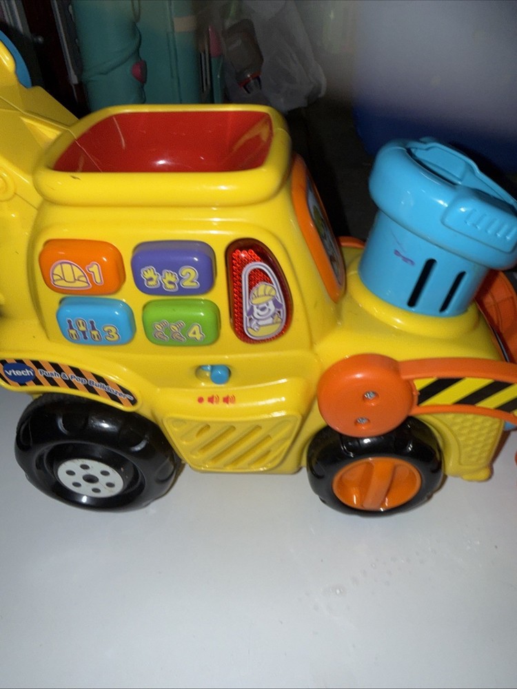 VTech Pop-a-Balls Push & Pop Bulldozer with Accessories, Baby and Toddler Toys