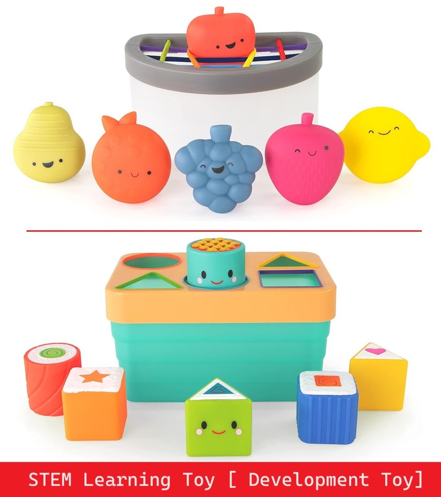Sassy Fruit Fill N’ Spill or Sushi Sorter STEM Development Learning toy