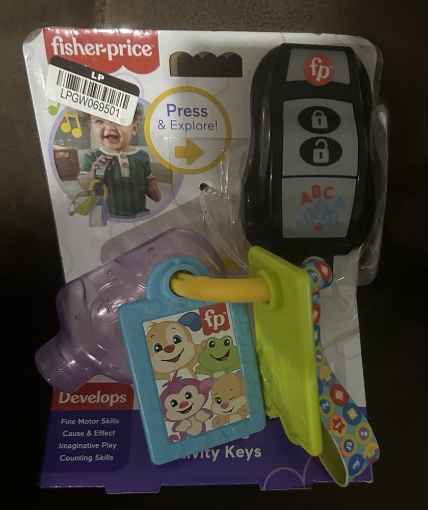 Fisher-Price Play & Go Activity Keys Laugh & Learn Baby Travel Toys 6-36M NEW