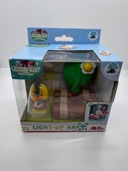 Fat Brain Toys Timber Tots Light-Up Raft with Duck Toddler Baby Toy BRAND NEW!