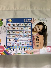 Bilingual talking poster for toddlers