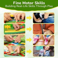 Toddler Busy Board Montessori Toys, Sensory Board Busy Book, Toys for Toddlers