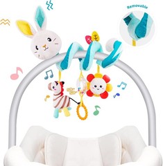 Spiral Car Seat & Stroller Activity Toy Stroller & Car Seat Toys for 0 M and Up