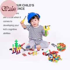 STEM Building Blocks Toy for Kids, Educational Toddlers Preschool Brain Toy Kit,