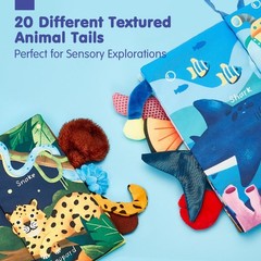 Soft Cloth Crinkle Books for Babies 0-12 Months – Sensory Touch & Feel Toys, 2-P