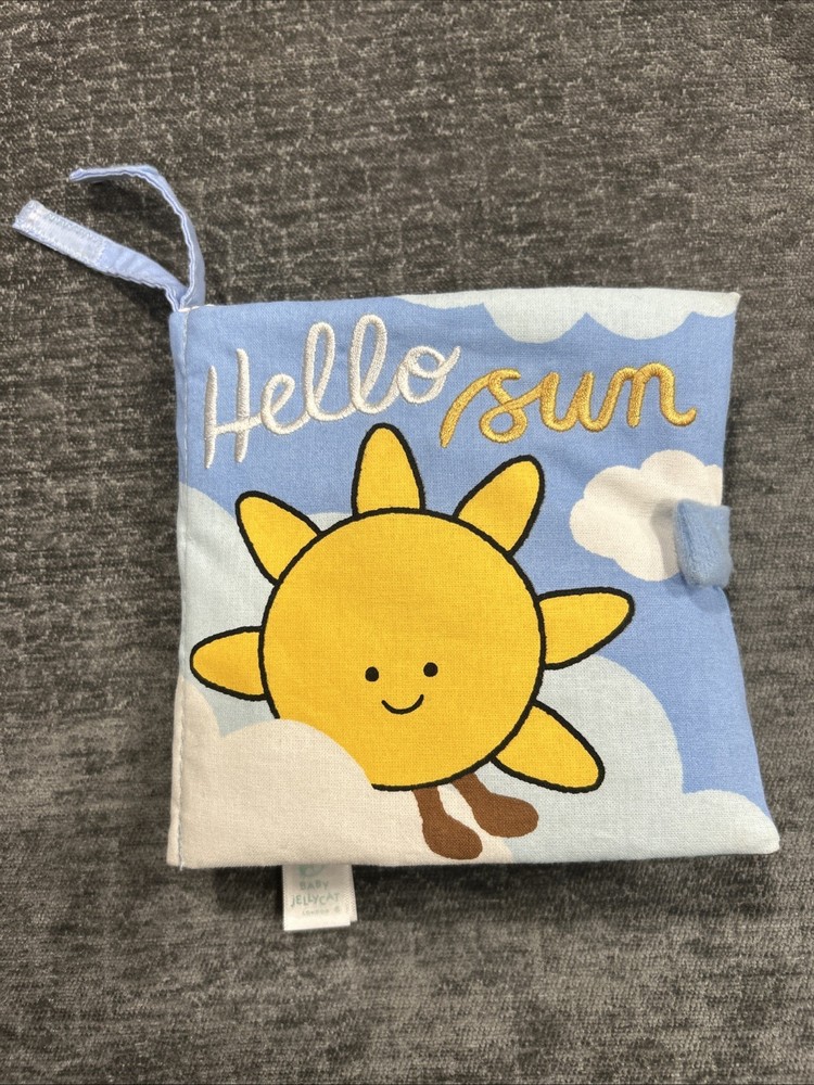 Jellycat Hello Sun Fabric Book Baby Book Soft Cloth Book Baby Toy Baby Gift