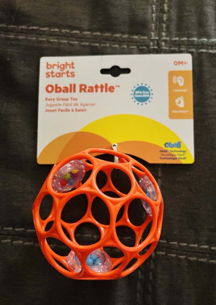 Bright Starts Oball Classic – NEW! Orange!