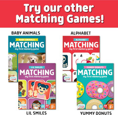 Alphabet Matching Memory Game for Kids Ages 3+ – Preschool Letter Matching Board
