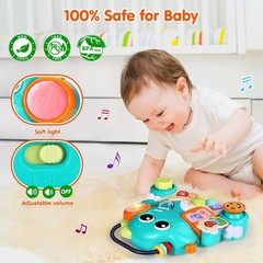 Dinosaur Piano Toy Light Up Musical 6-12 Months – Educational Toddler Gift