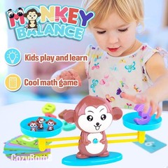 Monkey Scale Balance Counting Toys Math Games STEM Preschool Educational Toys…