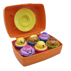 TOMY Toomies Shake and Sort Cupcake Shape Sorter Orange Case 10M +
