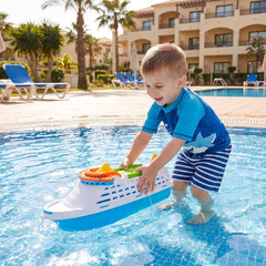 ® 41Cm (16″) Colourful Cruise Ship with Moveable Doors – Kids Floating Water Toy