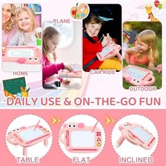 Magnetic Drawing Board for Toddlers 1-3, Erasable Doodle Pad, Early Learning Toy