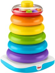 Fisher Price Giant Rock-A-Stack Super Sized Stacking Rings Problem Solving Toy