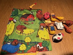 Melissa & Doug K’s Kids Take Along Farm Play Mat Plush Animals Foldable Toys