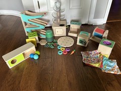 Large Lot of Lovevery Play Kits Wooden Toys and Accessories Montessori EUC