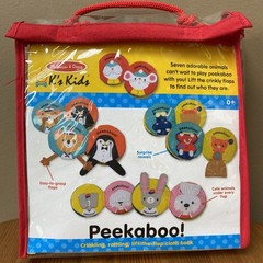 Melissa & Doug PEEKABOO Soft Activity Baby Book from K’s Kids w/ Animals