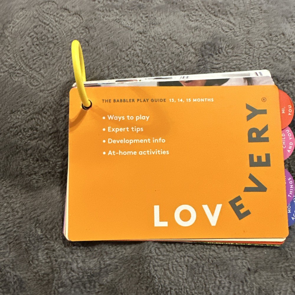 Lovevery The Babbler Play Guide Montessori Activity Book For 13-15 Months