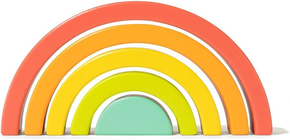 , Rainbow Stacker, Montessori Baby, Perfect for Your Baby Starting at 20 Months+