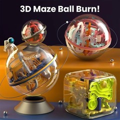 3D Maze Puzzle Ball Toy Kids Montessori Obstacle Game Balance Intellect Ball USA