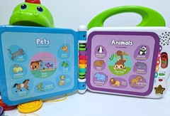 VTech Chomp Count Dino Educational Toy & Learning Friends 100 Words Book Numbers