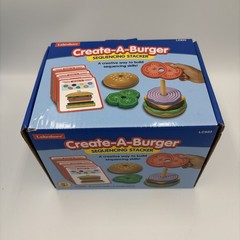 Create A Burger Stacking Hamburger Toy Sequencing Stacker Food Stacking Toys