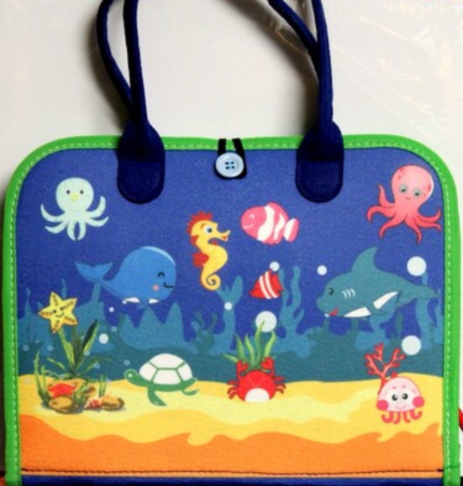Freebear Sea Life Busy Board – Montessori Sensory Toddler Travel Toy