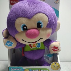 Fisher-Price Laugh & Learn Learning Opposites Monkey Plush toy 2012 RARE NEW!