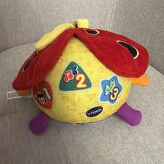 Count & Hug Bug Ladybug Plush Learning Toy Crinkle wings Musical Sound by VTech