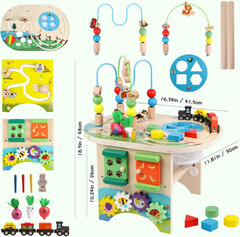 Activity Table for 1 Year Old Montessori Educational Learning Toys for 1 2 Year