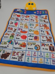 Interactive ABC & 123 Talking Poster & Musical Wall Chart, Learning Toy 15×23”