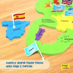Mapology World AR, Interactive Learning Aid- Augmented Reality Educational Toy