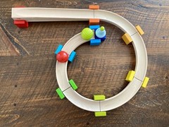 EXC HABA My First Ball Track Basic Wooden Building Set Complete Made In Germany