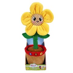 Learning Bilingual Talking and Dancing Plush Sunflower, 14 inch, Light