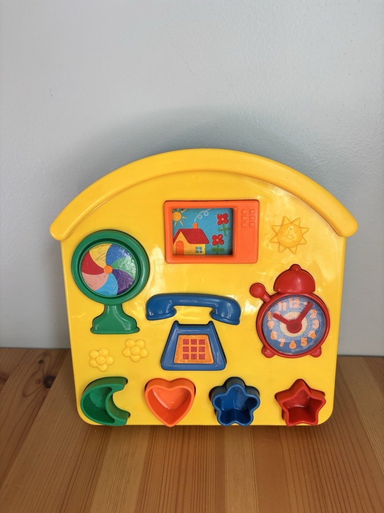 Vintage 1990 Baby Toddler Fun Beginnings Activity Center Sorting RARE 90s Baby