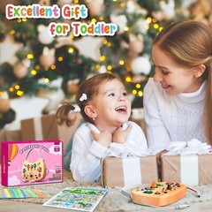 Interactive Light Switch Busy Board for Toddlers: 1-3 Years, Fine Motor Skills