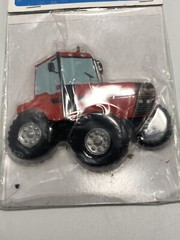 Lowe’s Tractor Ornaments Hanging Holiday living play model # W0302 Red