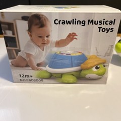 Baby Toys 6-12 Months, Musical Turtle Crawling Toys with Mama and Babies, Baby L